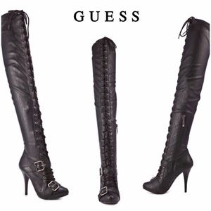 Guess thigh-high boots
